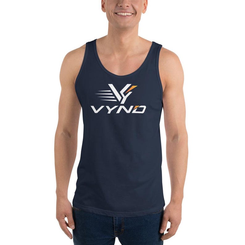 VYND Gym Tank Top, Unisex Workout Tank, Lightweight Cotton Muscle Shirt, Athletic Running Singlet, Gym Streetwear (Unisex)