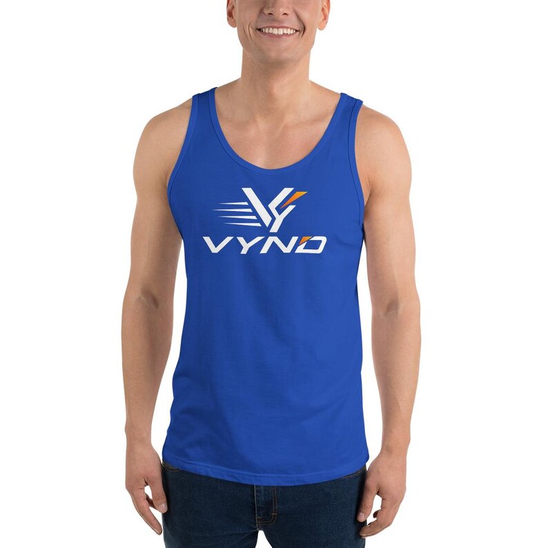 VYND Gym Tank Top, Unisex Workout Tank, Lightweight Cotton Muscle Shirt, Athletic Running Singlet, Gym Streetwear (Unisex)