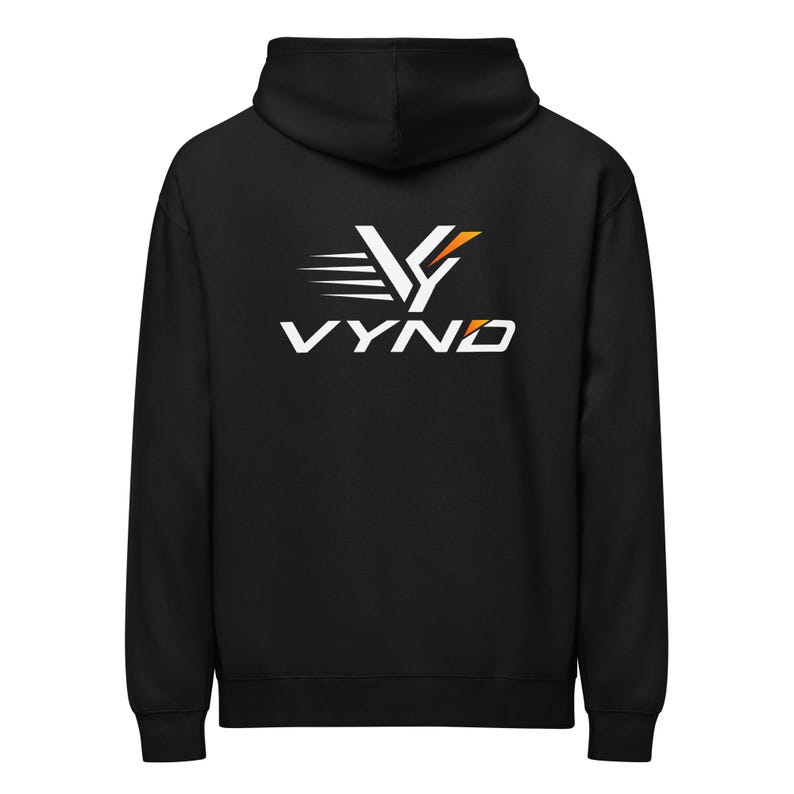 VYND Oversized Box Hoodie, Heavyweight Boxy Gym Hoodie, Oversized Streetwear Pullover, Athletic Back Print Sweatshirt (Unisex)