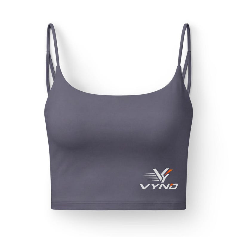 VYND Logo Sports Bra in recycled nylon