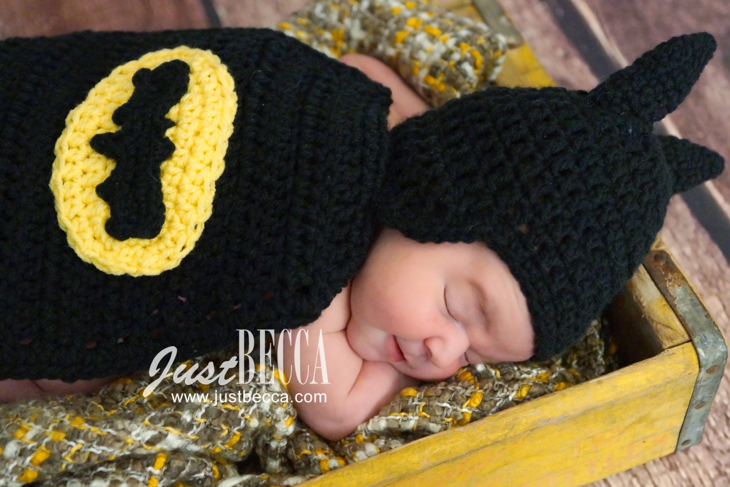 Batman Inspired Hat and Cape Set Made 