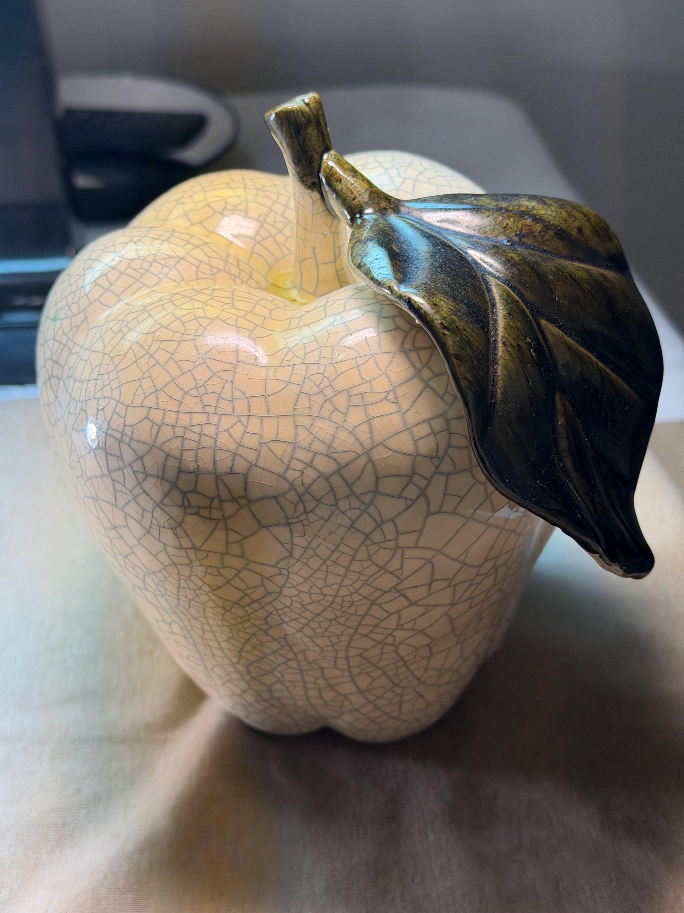 Green Apple Sculpture - Etsy
