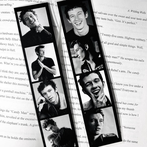 CALLUM TURNER Photo Strip Bookmark // Mirror Decoration Mini Wall Art!