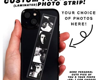 CUSTOM Personalized Phone Case Photo Strip Decoration - Perfect Gift For Friends & Loved Ones