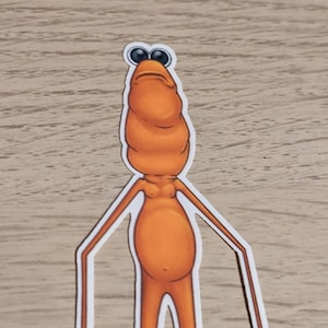 Pegatina de Marcus el gusano