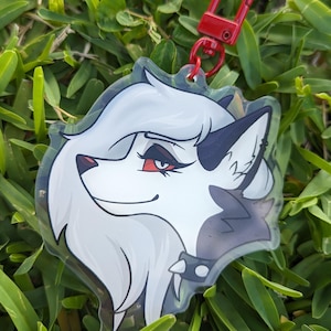 Luna Acrylic Charm Keychain