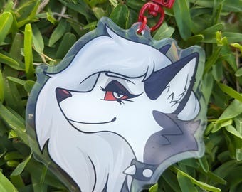 Luna Acrylic Charm Keychain