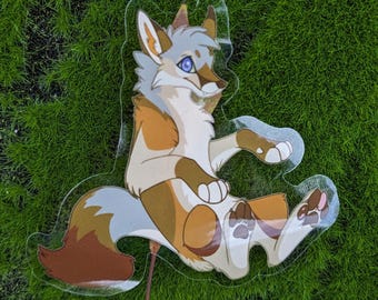 Coyote Clear Vinyl Sticker