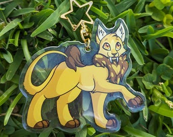 Varwolf - Neopets Acrylic Charm Keychain