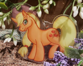 Applejack MLP - Acryl Charm Schlüsselanhänger