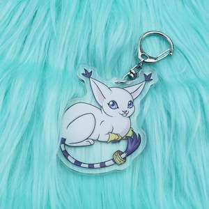 Gatomon Acrylic Charm Keychain