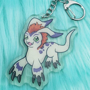 Gomamon Acrylic Charm Keychain