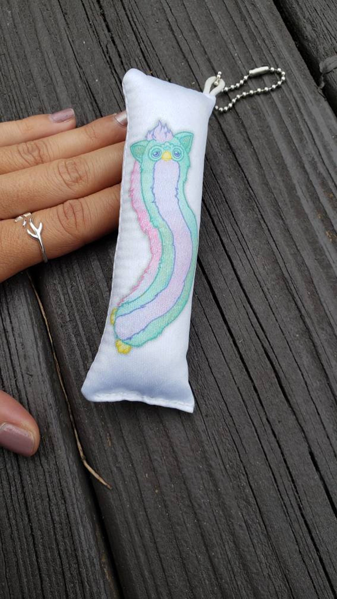 Mini daki LONG FURBY dakimakura body pillow keychain Etsy