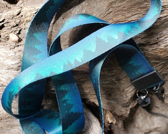 Northern Lights Forest Lanyard