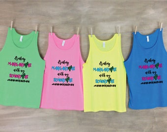 Bachelorette Party Beach Tanks- Beach Bachelorette Party Tank Tops- Custom Girls Tank Tops- Beach Bash Tank Top- Bridal Shower Tank Tops
