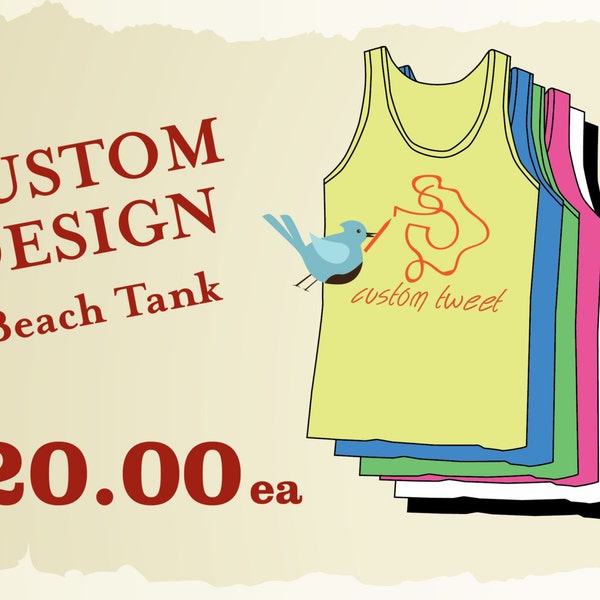 Custom Neon Beach Tanks/ Personalized Bachelorette Tanks neon/ Custom Designed Tanks/ Personalized Bridal Party Tank Tops/ Bridal Tank Tops