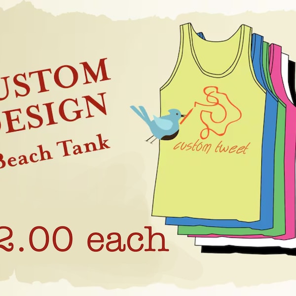 Custom Neon Beach Tanks/ Personalized Bachelorette Tanks neon/ Custom Designed Tanks/ Personalized Bridal Party Tank Tops/ Bridal Tank Tops