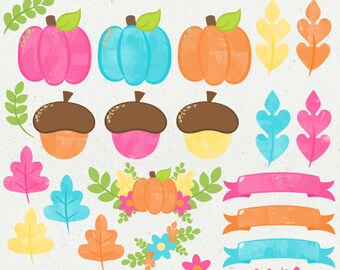 20FOR20, Watercolor Pumpkin Clipart, Pumpkin clipart, watercolor fall clipart, fall party, fall printable, watercolor clipart