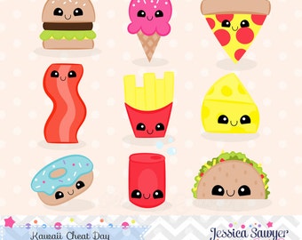 20FOR20, kawaii junk food clipart and vectors for personal and commercial use