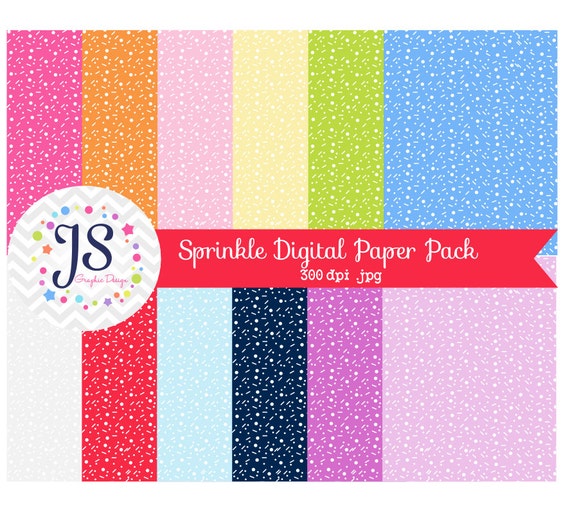 20FOR20, sprinkle digital paper for personal and commercial use Il_570xn