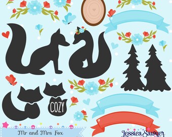 20FOR20, fox clipart and silhouette vectors for personal and commercial use