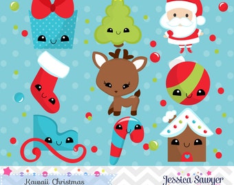 20FOR20, kawaii christmas clipart and vectors for personal and commercial use