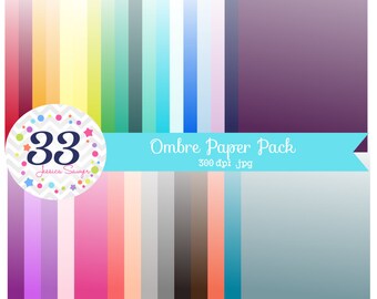 20FOR20, ombre digital papers, ombre backgrounds for personal and commercial use