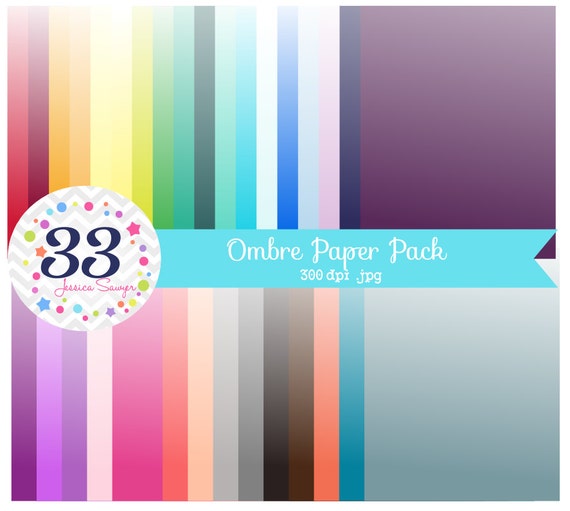 20FOR20, ombre digital papers, ombre backgrounds for personal and commercial use Il_570xn