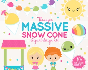20FOR20 - snowcone clipart and snowball stand maker
