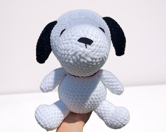 Snoopy Stuffed Animal Cute Plush Dog Amigurumi