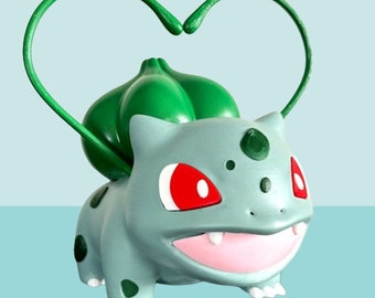 Valentines Love Bulbasaur 3D Printed Heart shaped Vines