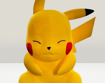Pikachu Life Size Controller, Phone and Drink Holder Stand - Room Décor