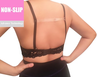 24pcs Clear Bra Strap Clips, Non-Slip Bra Shoulder Straps For Woen, 16