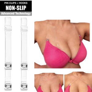 10pc Bra Strap Clips for Back Conceal Bra Strap Holder Adds A Full