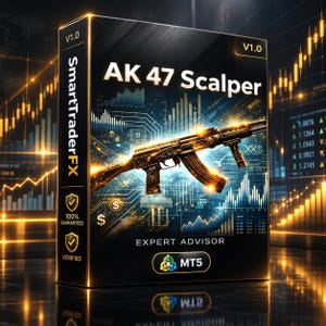 AK 47 Scalper EA V1 MT5 | Forex Scalping Robot | MetaTrader 5 Expert Advisor | MQL5 Source Code | Automated Trading EA