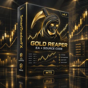 Gold Reaper EA v4.7 MT5 | XAUUSD Gold Trading Robot | Breakout Forex Expert Advisor | MetaTrader 5 Source Code