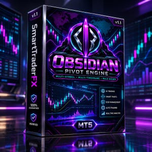 Obsidian Pivot Engine EA v1.1 MT5 | Gold XAUUSD Forex Robot | Prop Firm Automatiserat Handelssystem