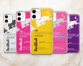 Custodia per telefono Red Bull – Cover sportiva per iPhone 17Pro, 16, 15, 14, 13, 12, Samsung S26, S25, S24, S23Fe, A16, A56, Pixel 11, 10