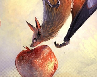 Fruit Bat Original Art Digital Print