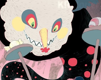 Madoka Magica | Homura and Madoka Fan Art Print, Magical Girl Anime Poster, Emotional Pink and Purple Wall Decor for Puella Magi Fans