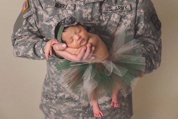 camo tutu baby