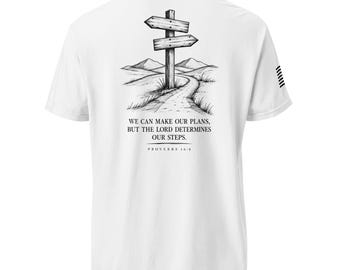 Proverbs 16:9 "Guided Steps" Unisex t-shirt