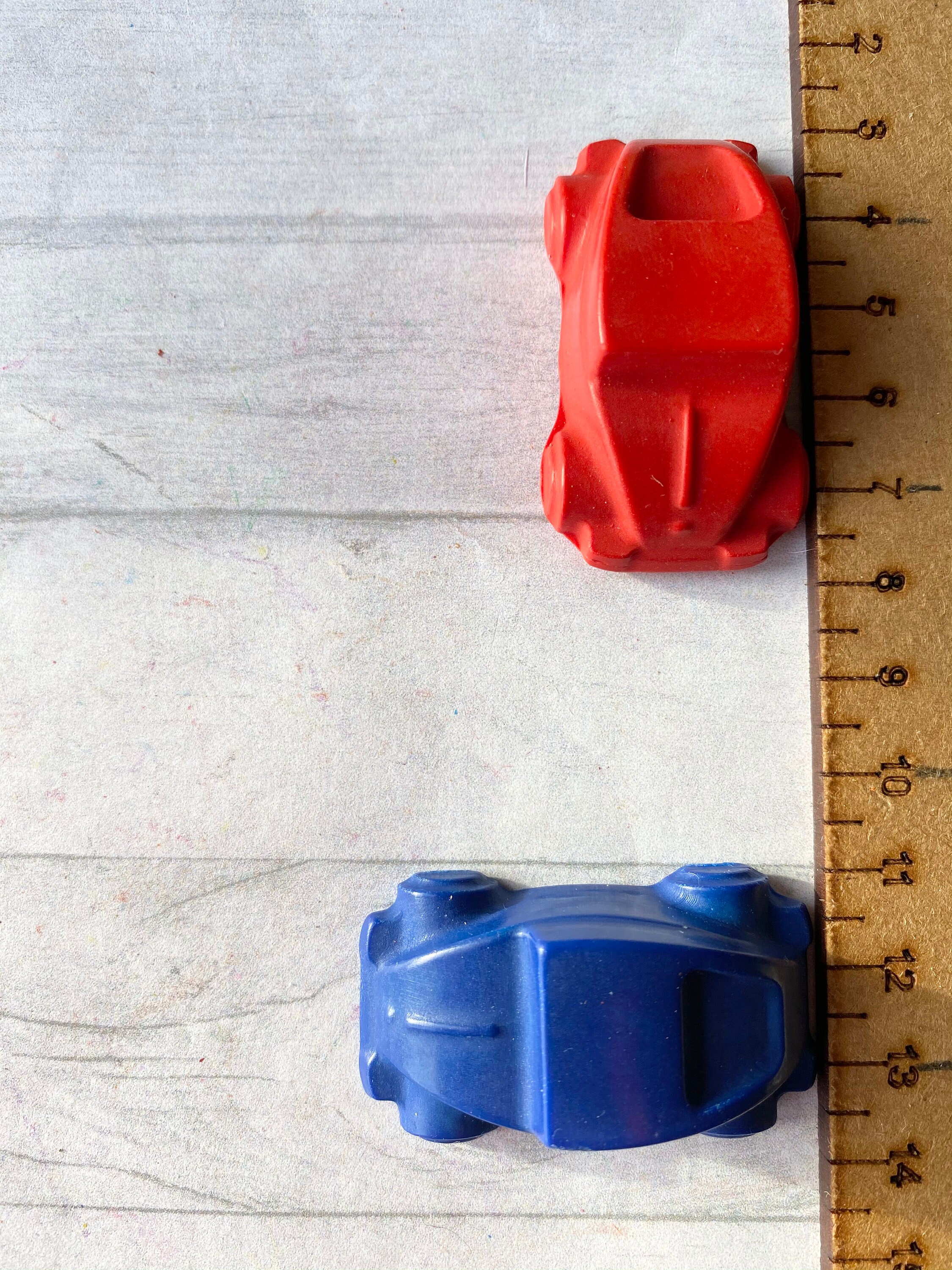 6 Car Shaped Crayons Novelty Boxed Etsy
