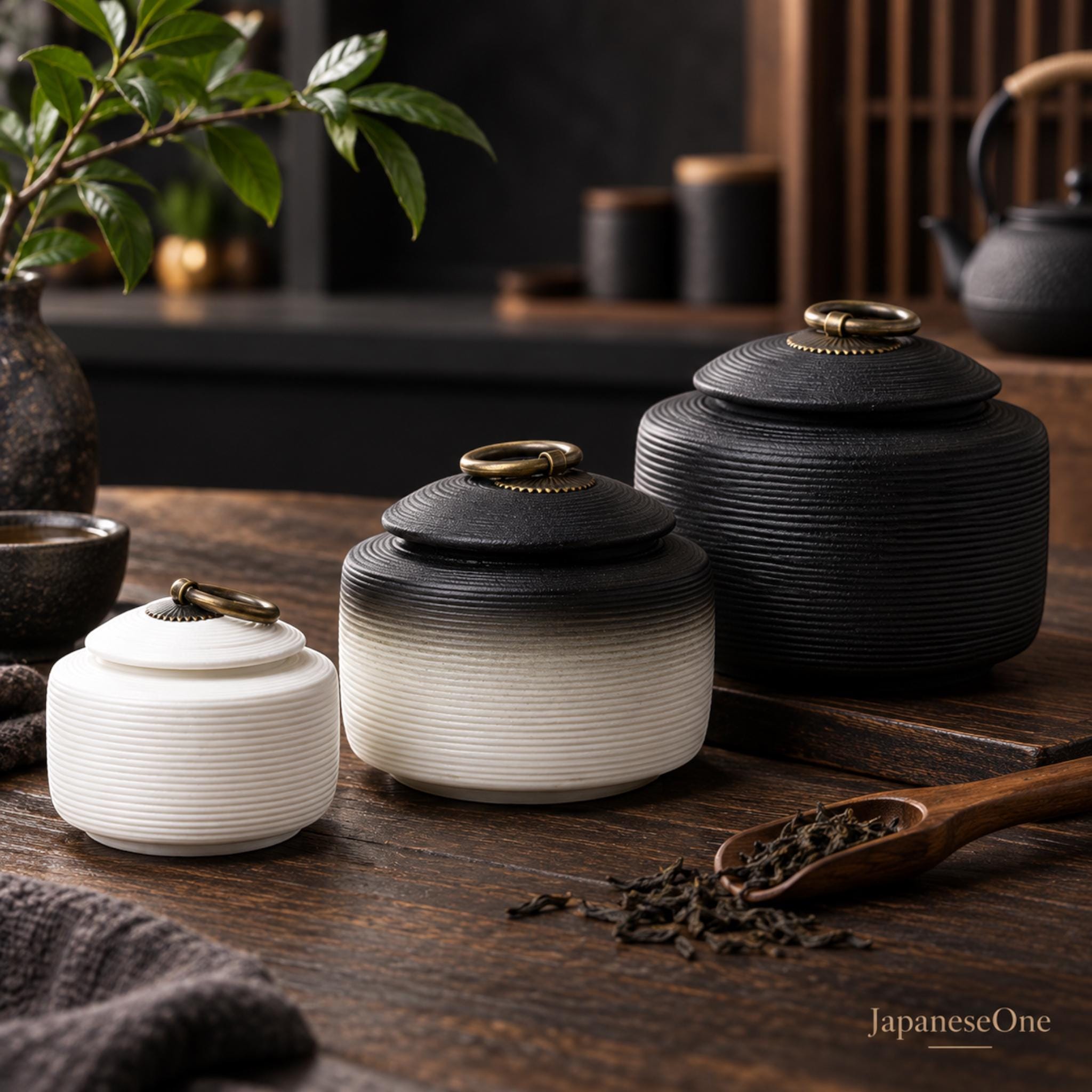 Japanese Tea Caddy - Etsy