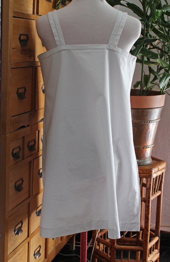 Antique French Chemise Nightgown - Cotton Handmad… - image 5
