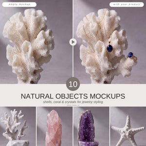 10 Natural Object Stock Photos | Crystal, Shell and Stone Backdrops for Jewelry, Crystal Shops and Wellness Brands | Commercial Use
