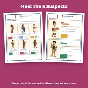 Christmas Party Game for Kids, Printable Detective Mystery, Family Christmas Activity, Classroom Holiday Party, Scavenger Hunt, Ages 8-10 image 4