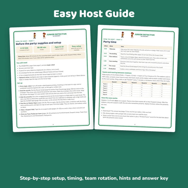 Christmas Party Game for Kids, Printable Detective Mystery, Family Christmas Activity, Classroom Holiday Party, Scavenger Hunt, Ages 8-10 image 8