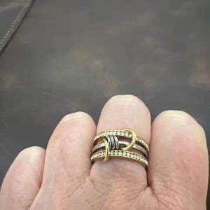 925 Sterling Silver Multi Band Ring, Stackable Band, Statement Ring, Triple Band Ring, Minimalist Ring, Delicate Ring, Dainty Ring