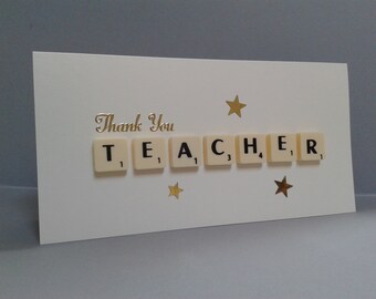 Thank You TEACHER Card.